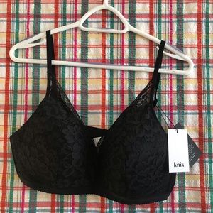 Knix Lace Deep V Bralette